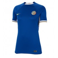 Camiseta Chelsea Romeo Lavia #45 Primera Equipación Replica 2023-24 para mujer mangas cortas